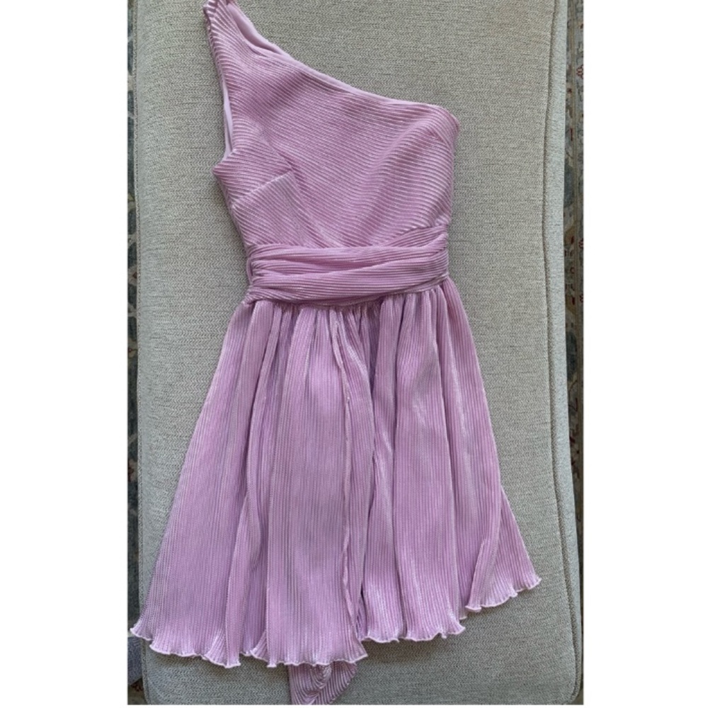 Cute Pink off the shoulder dress